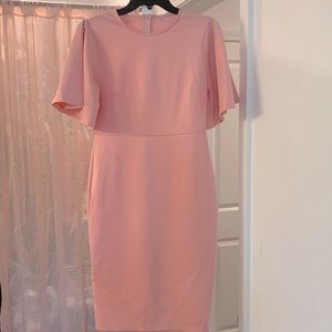 Pink business dress